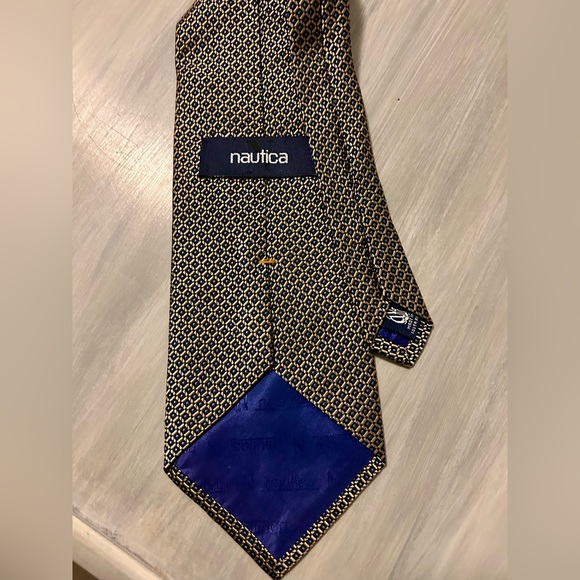 Nautica Tie Bundle 100% Silk Luxury Formal Dress Clothes Designer Metrosexual - Picture 6 of 12